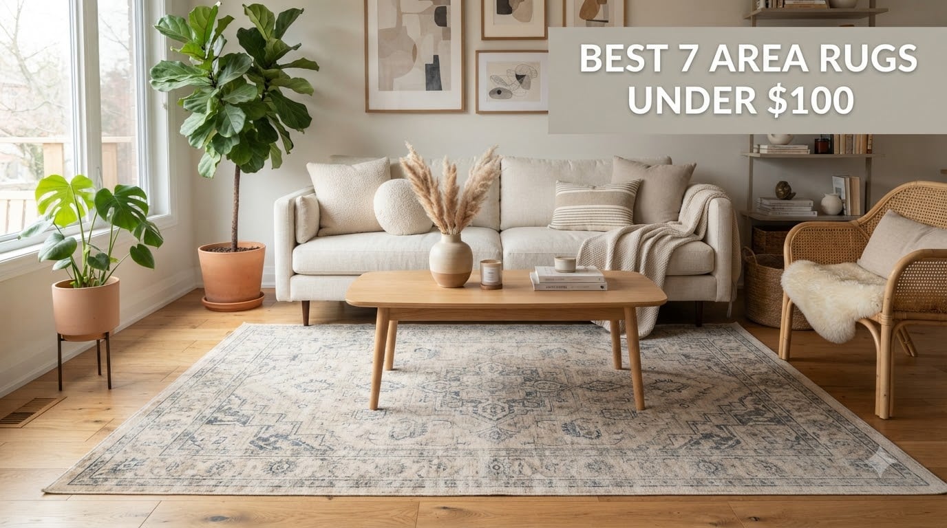 best 5 7 area rugs under $100