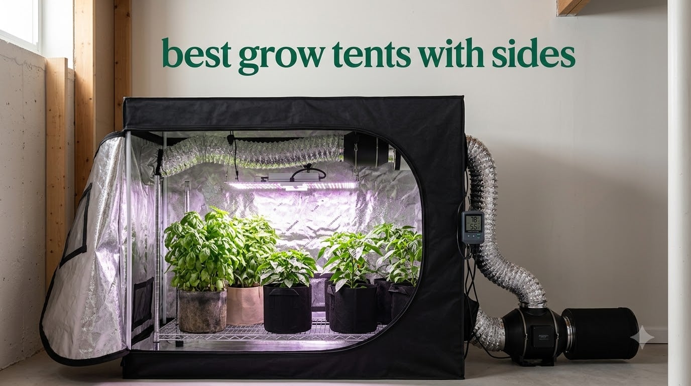 best grow tents with sides