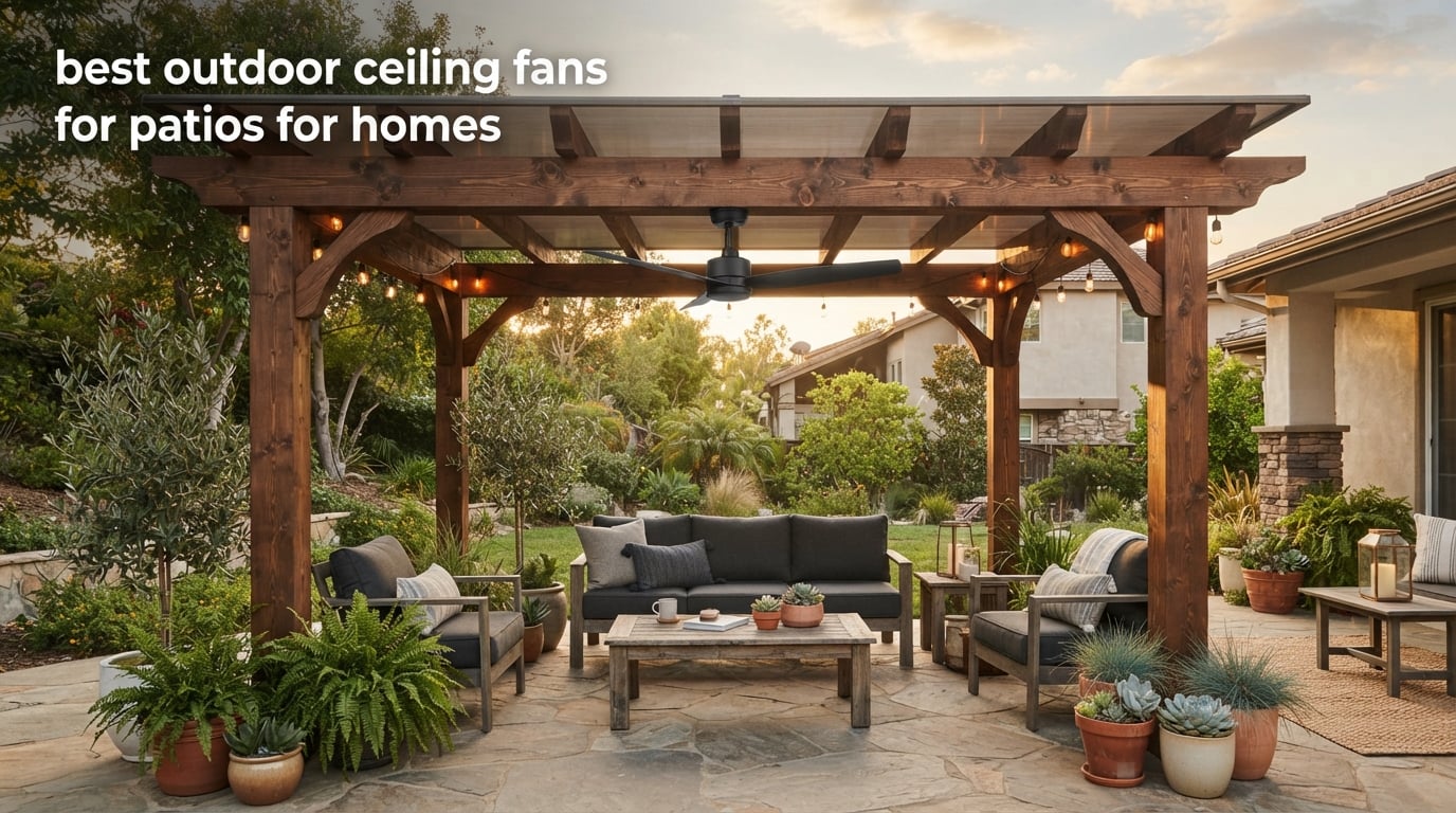 best outdoor ceiling fans for patios for homes