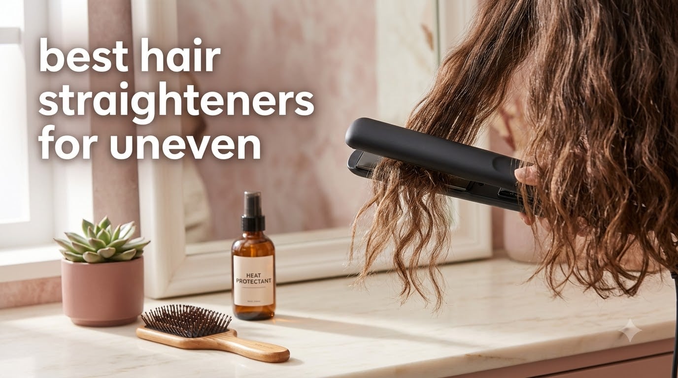 best hair straighteners for uneven