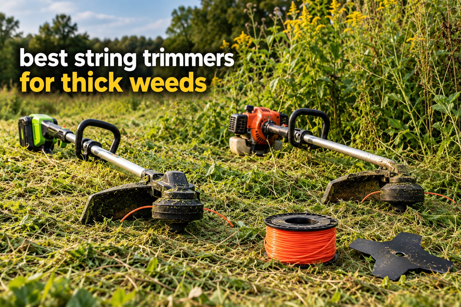 best string trimmers for thick weeds
