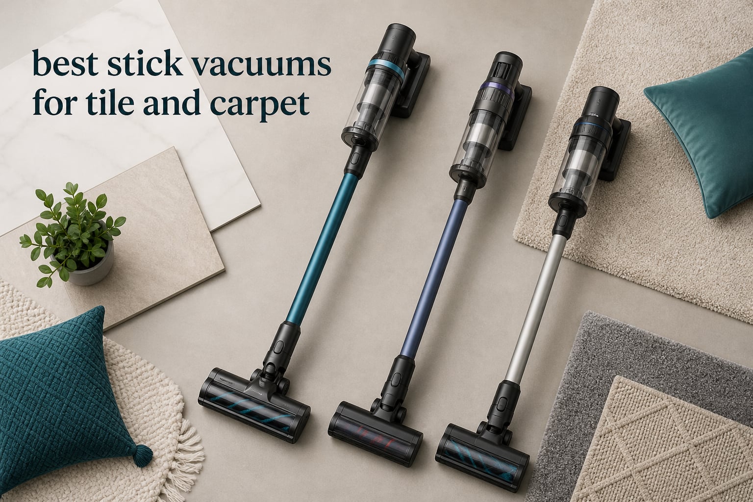 best stick vacuums for tile and carpet