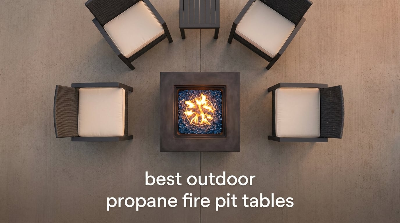 best outdoor propane fire pit tables