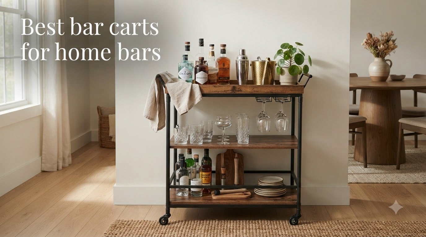 Best bar carts for home bars