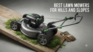 best lawn mowers for hills and slopes