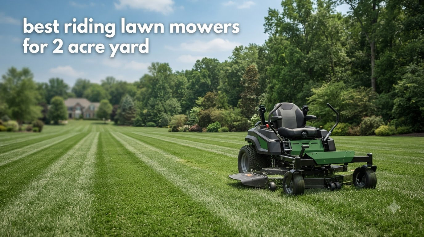best riding lawn mowers for 2 acre yard