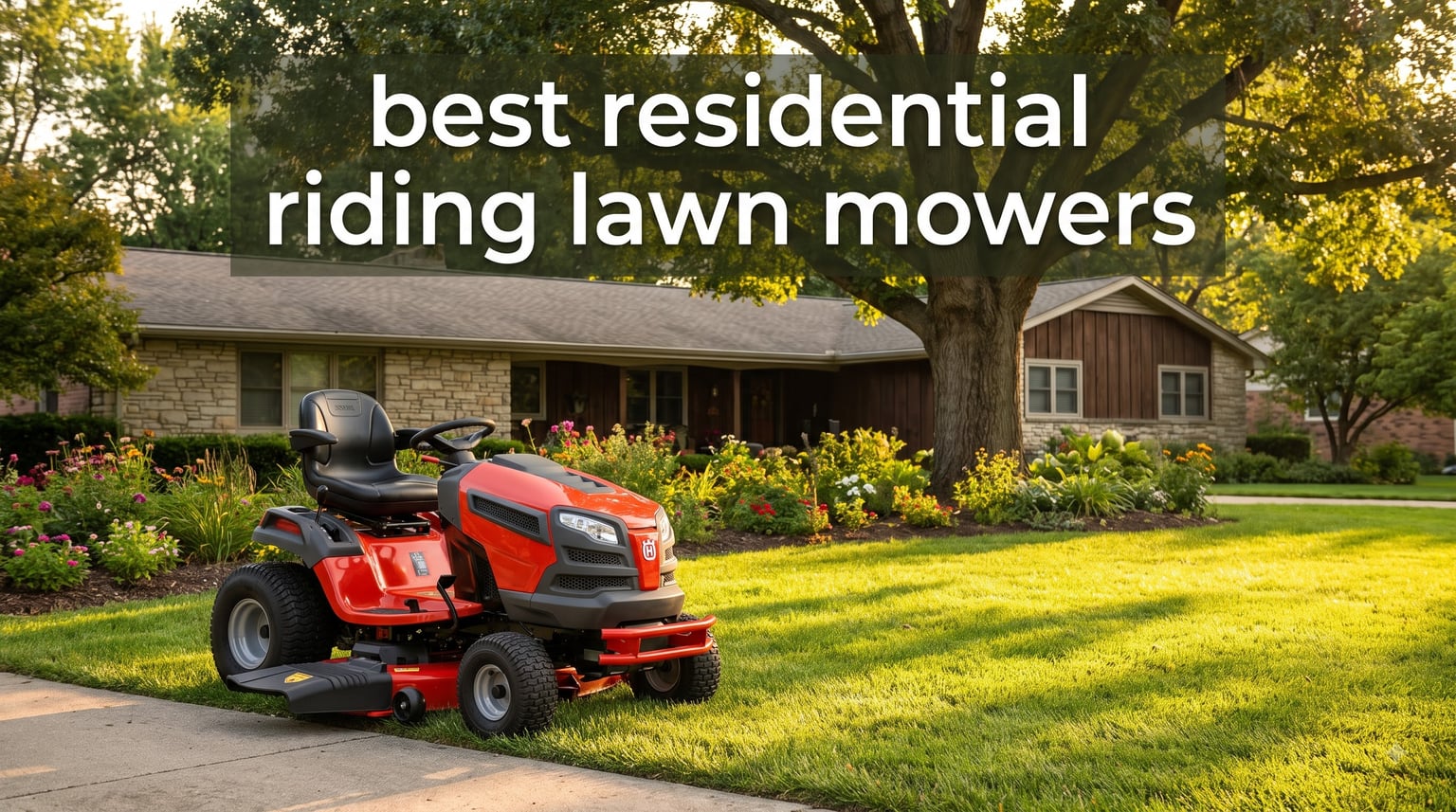 best residential riding lawn mowers