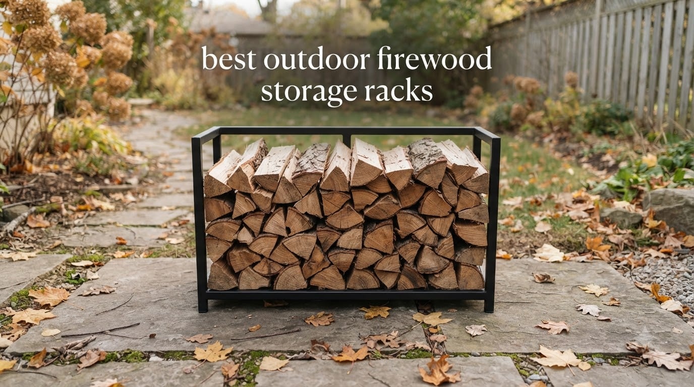 best outdoor firewood storage racks