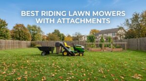 best riding lawn mowers with attachments