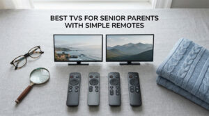 best tvs for senior parents with simple remotes