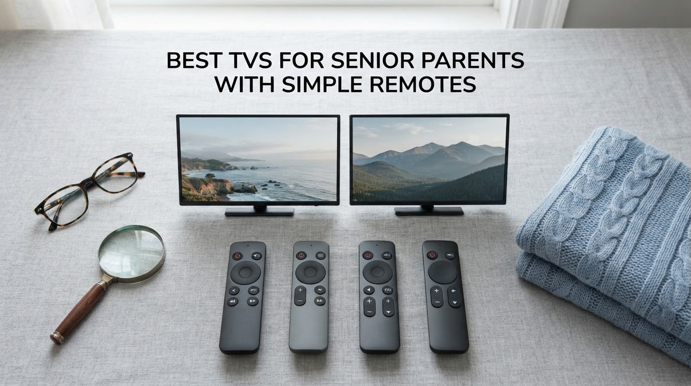 best tvs for senior parents with simple remotes