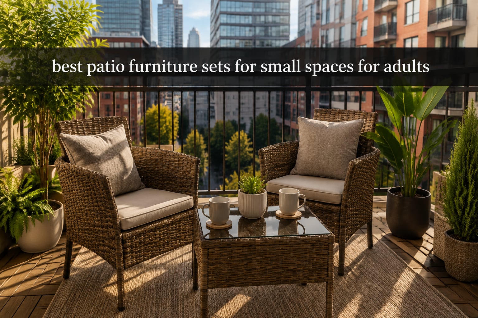 best patio furniture sets for small spaces for adults