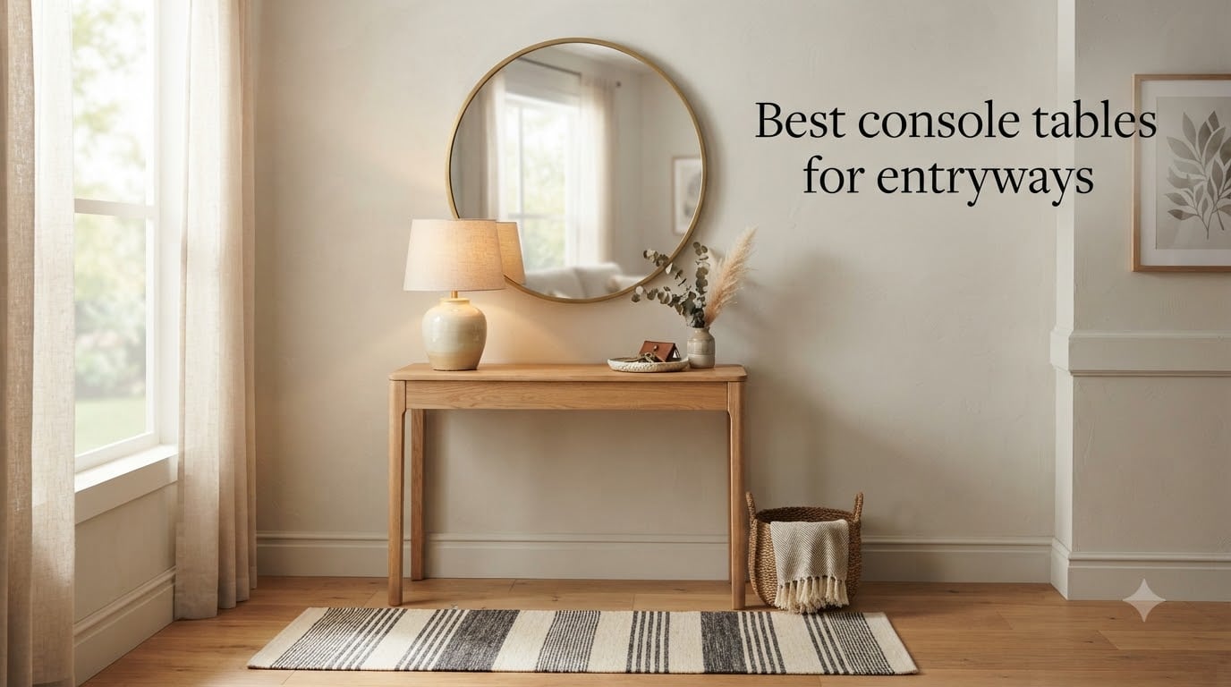 Best console tables for entryways