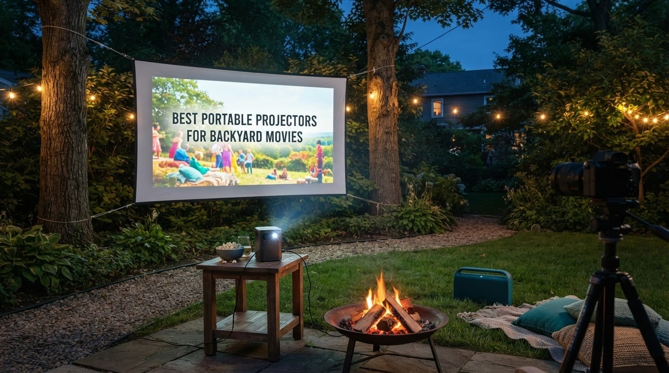 best portable projectors for backyard movies