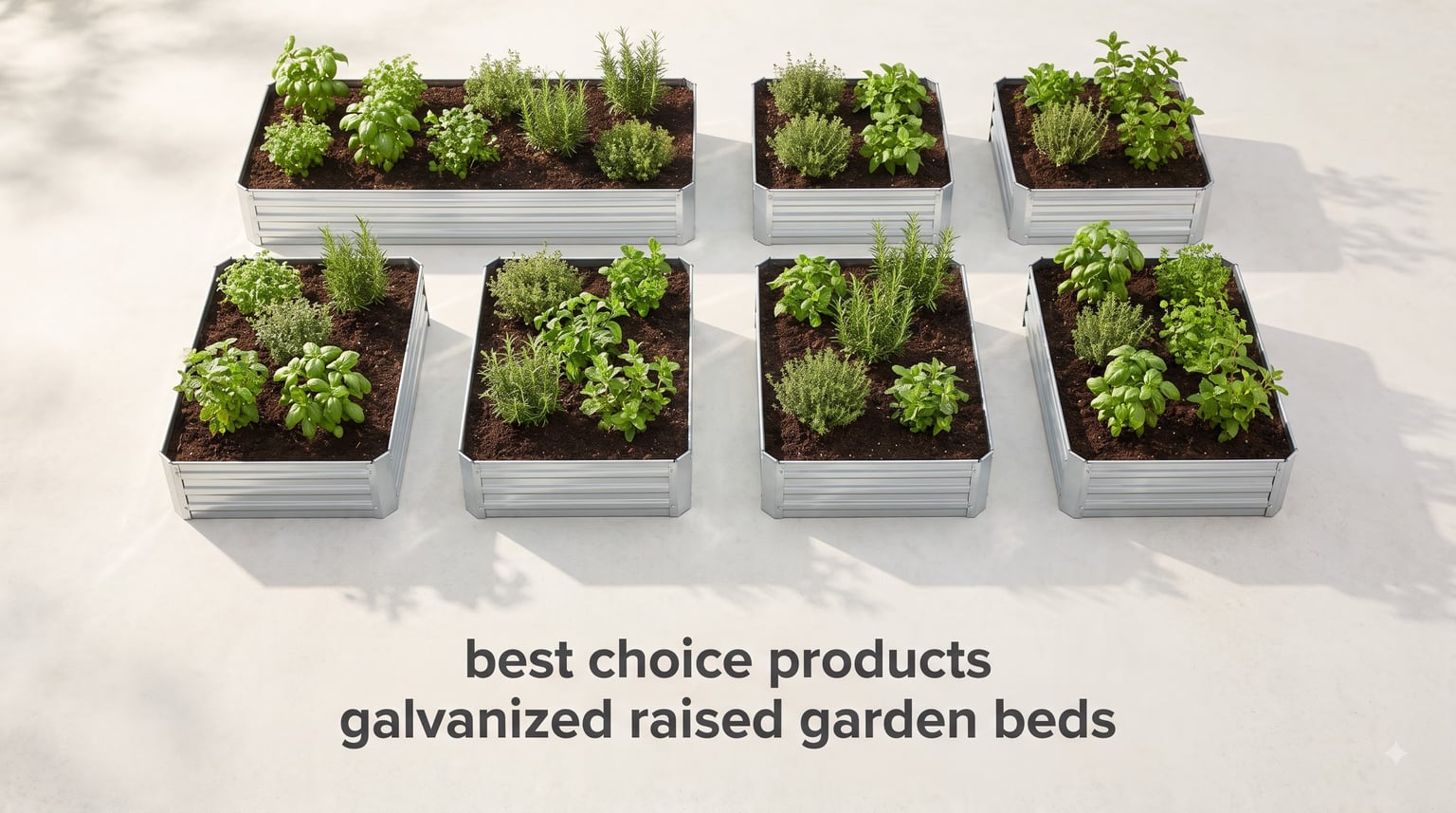 best choice products galvanized raised garden beds