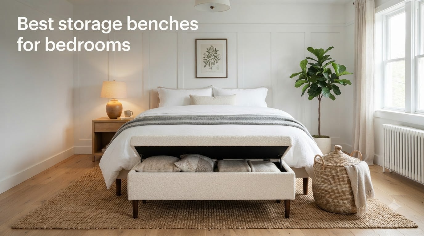 Best storage benches for bedrooms