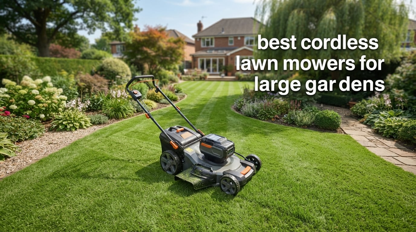 best cordless lawn mowers for large gardens