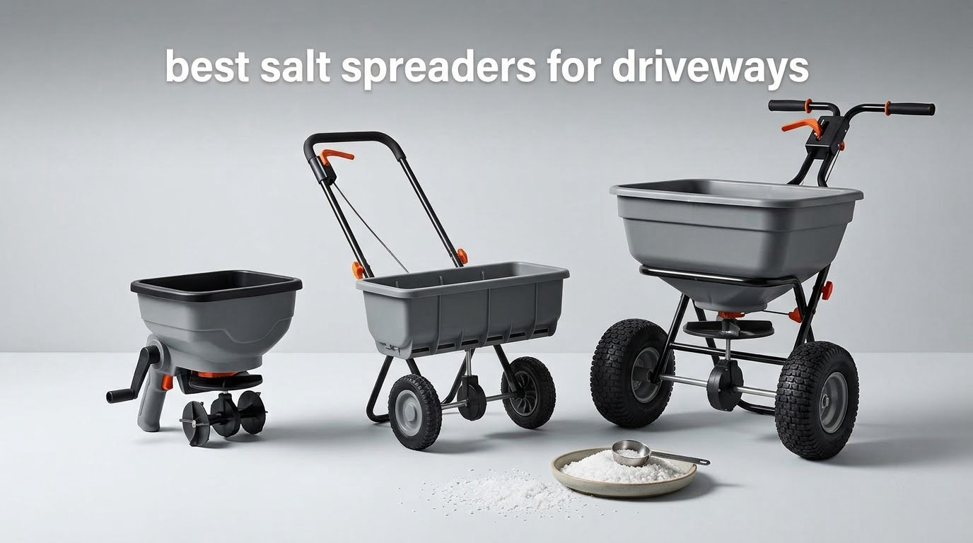 best salt spreaders for driveways