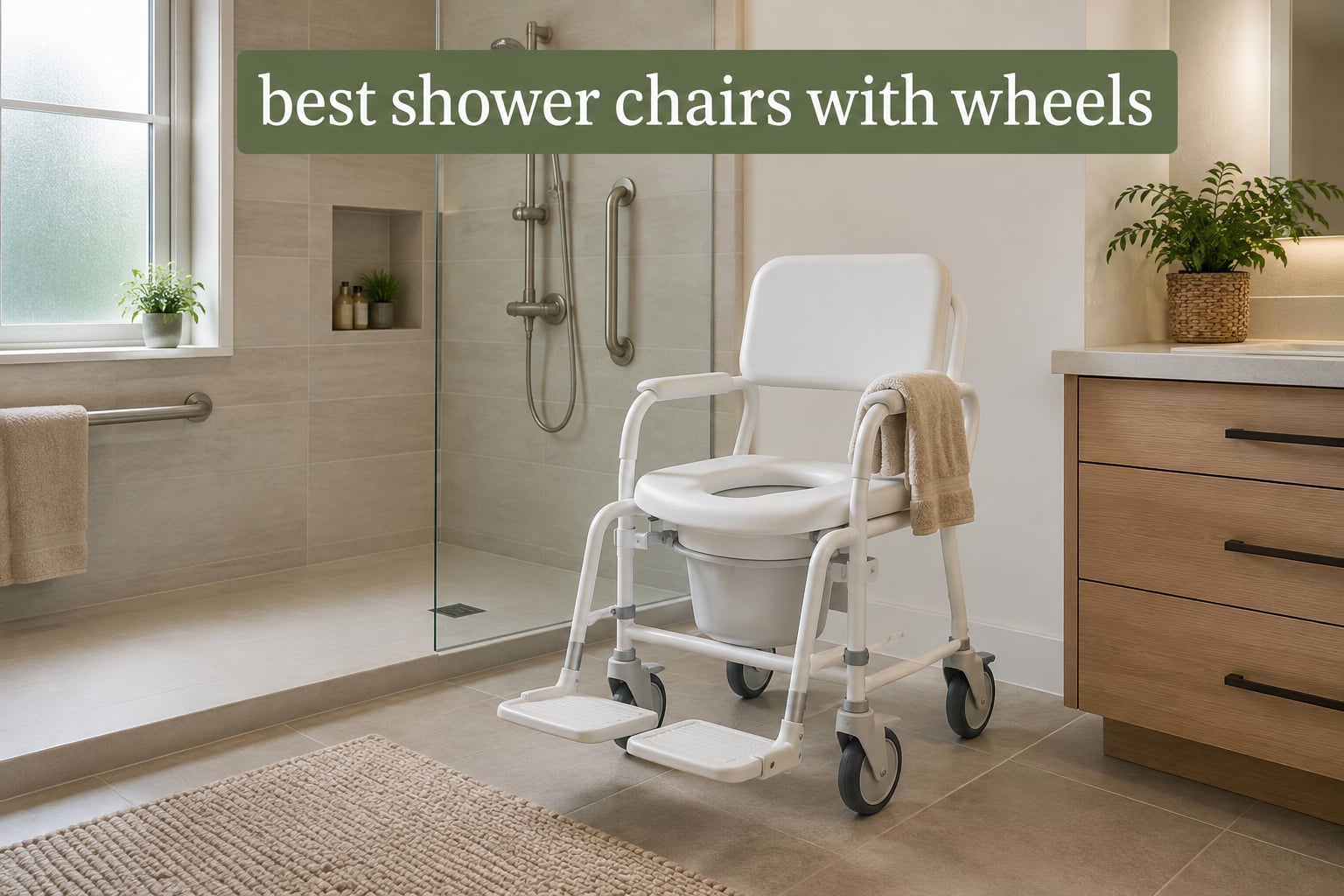 best shower chairs with wheels