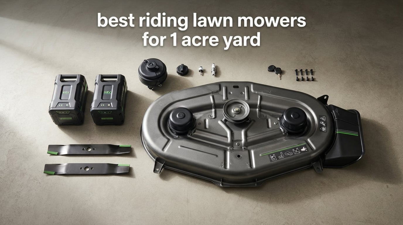 best riding lawn mowers for 1 acre yard