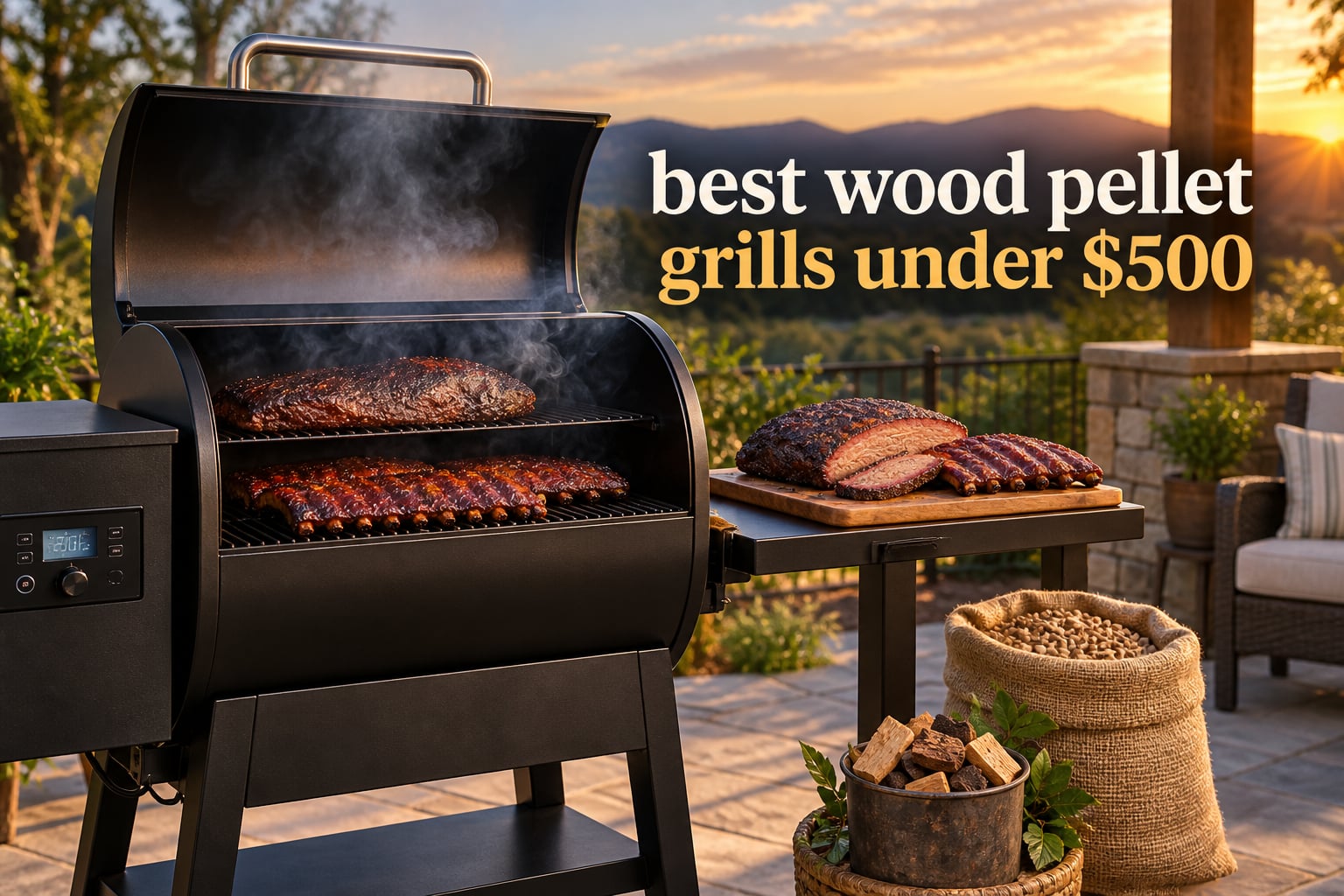 best wood pellet grills under $500