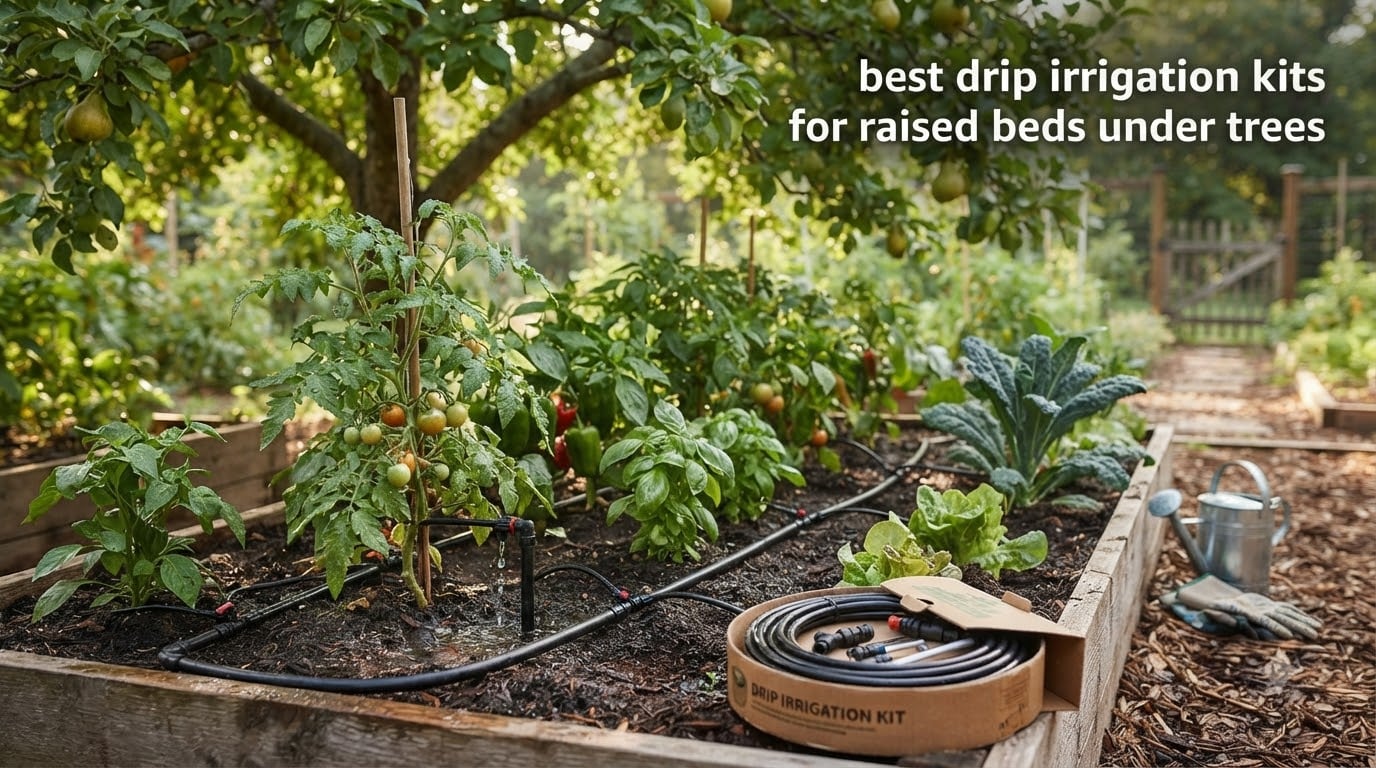 best drip irrigation kits for raised beds under trees