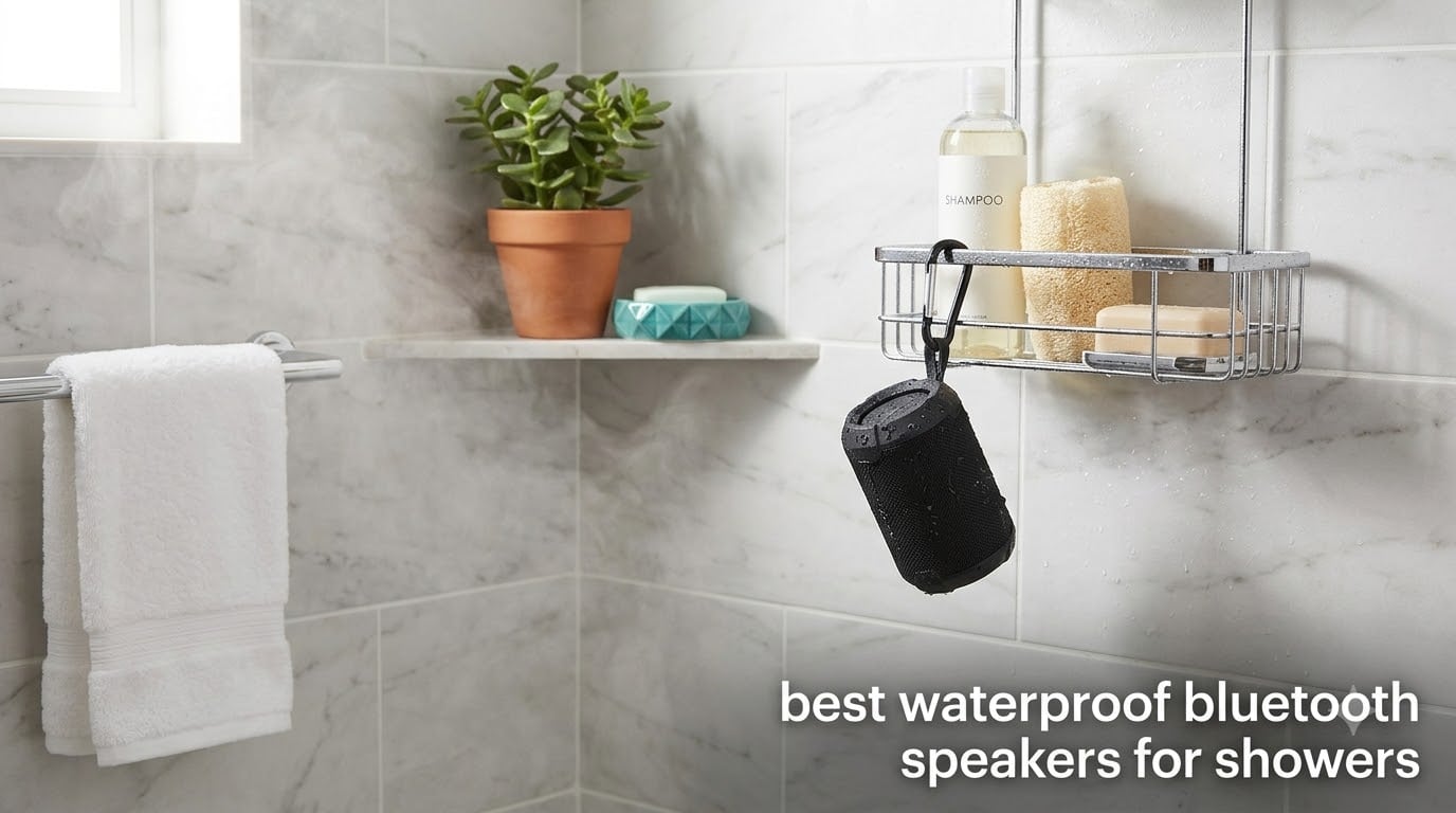 best waterproof bluetooth speakers for showers