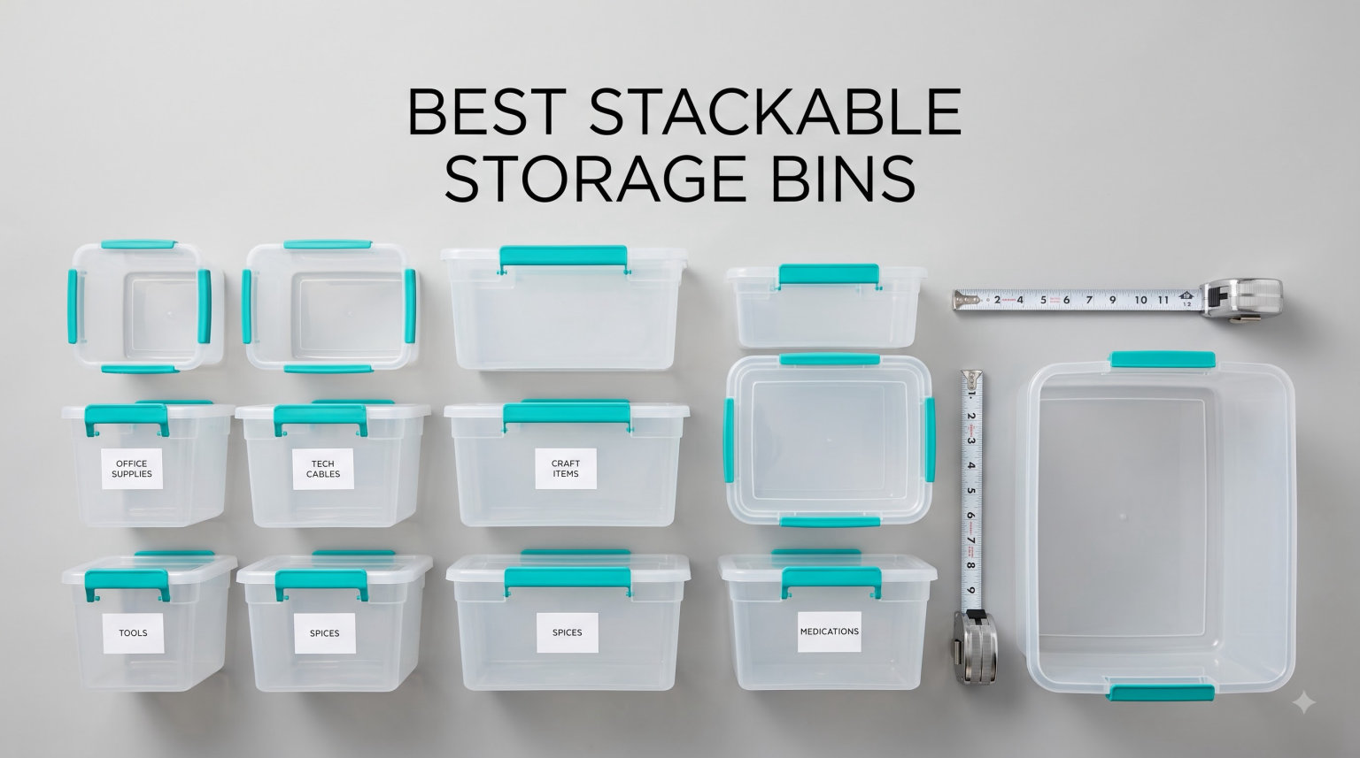 best stackable storage bins