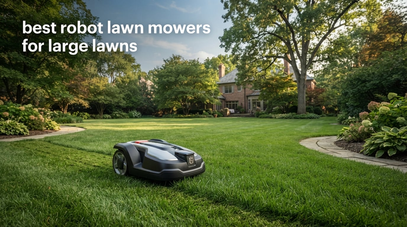 best robot lawn mowers for large lawns