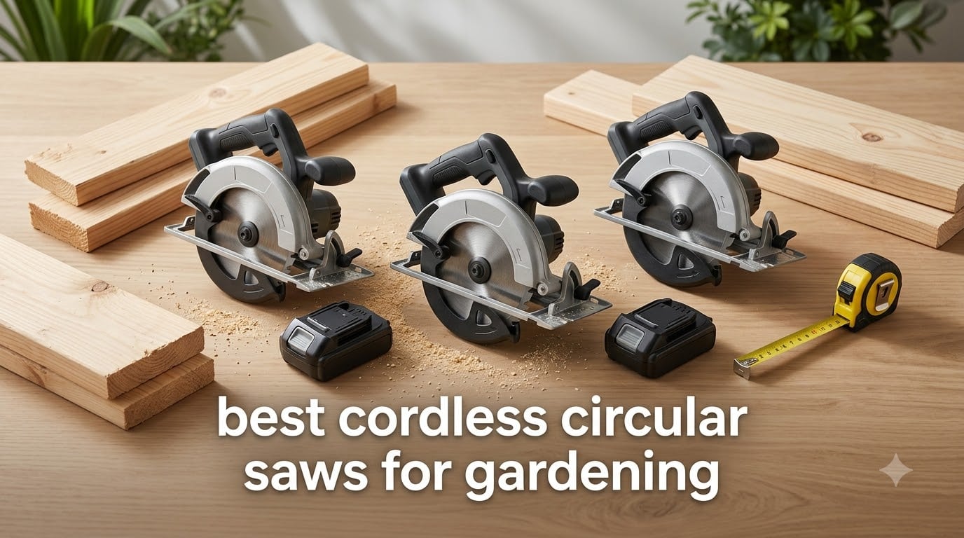 best cordless circular saws for gardening