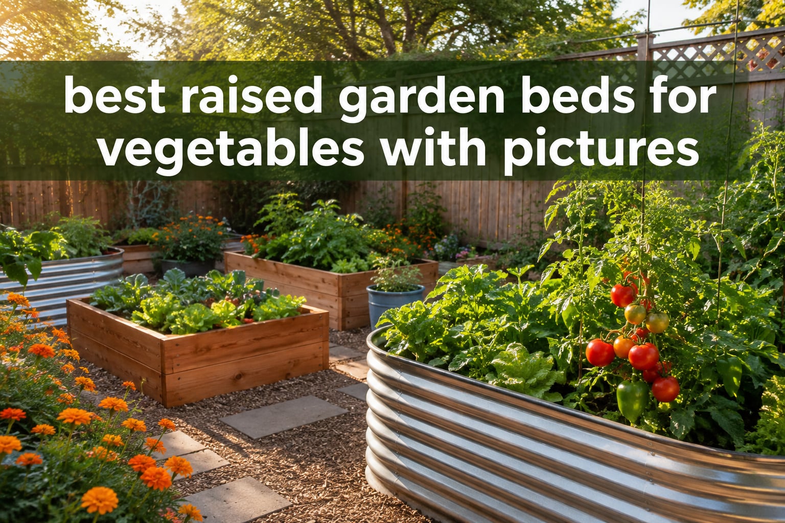 best raised garden beds for vegetables with pictures