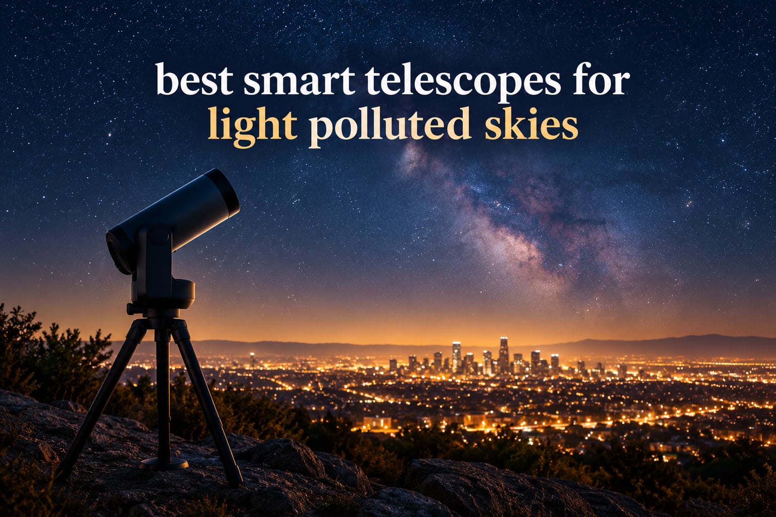 best smart telescopes for light polluted skies