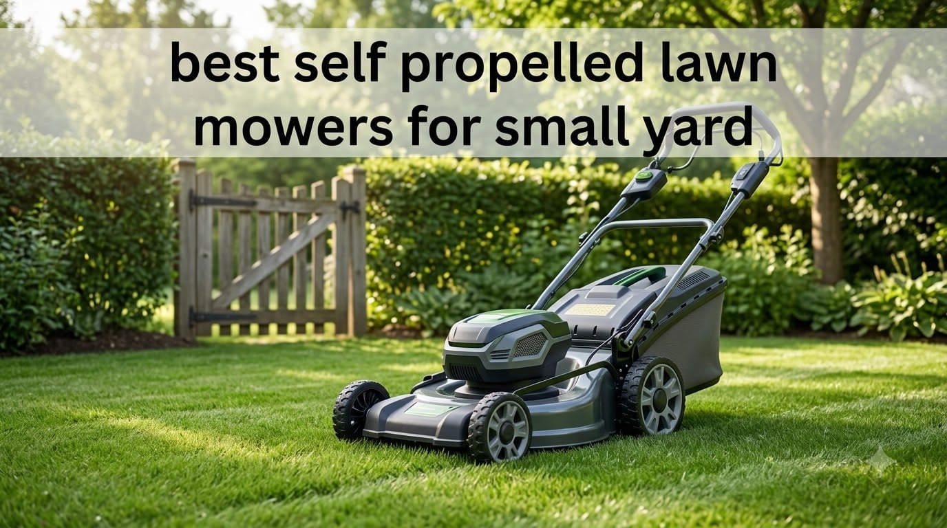 best self propelled lawn mowers for small yard