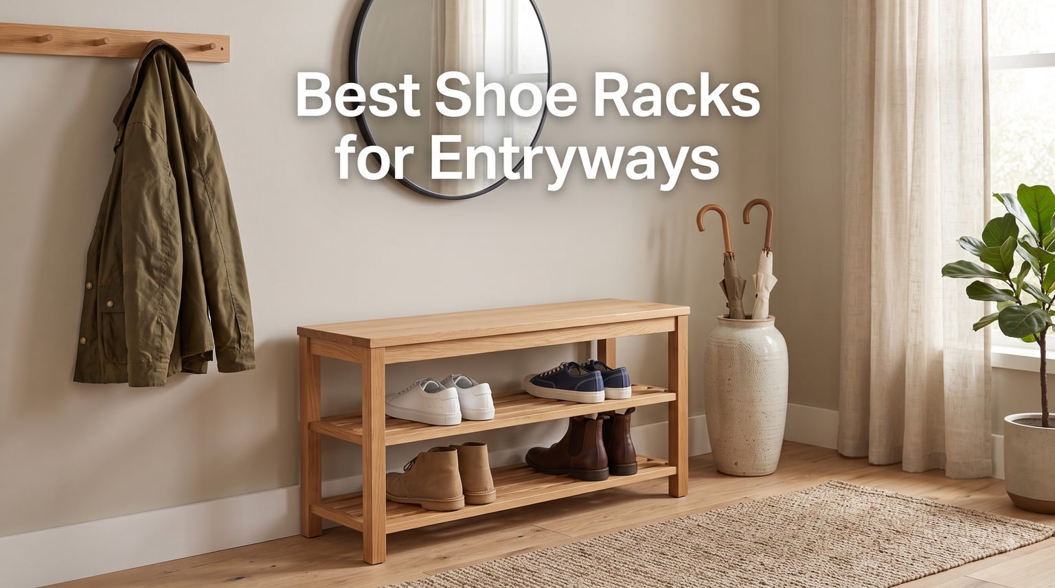 Best Shoe Racks for Entryways