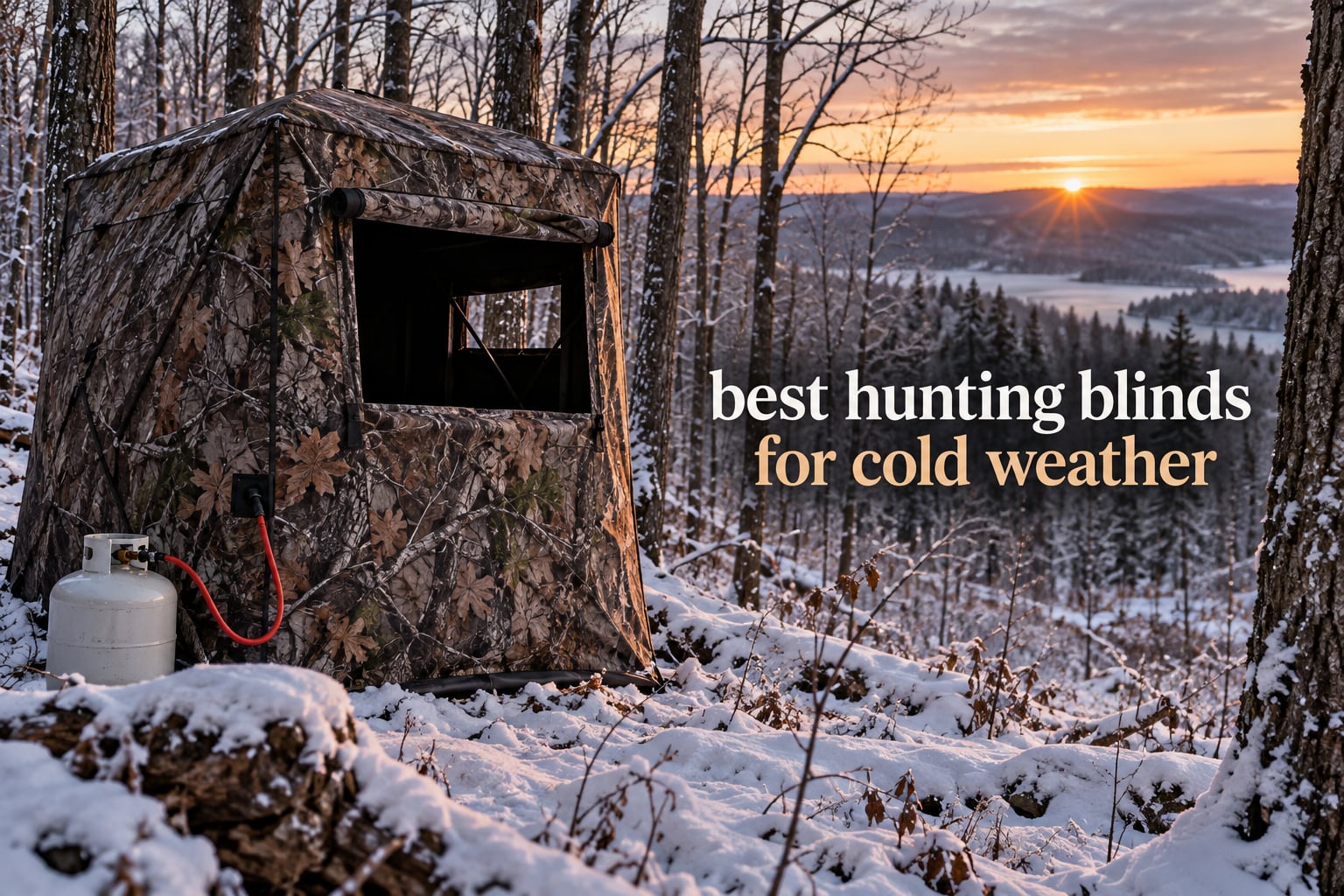 best hunting blinds for cold weather