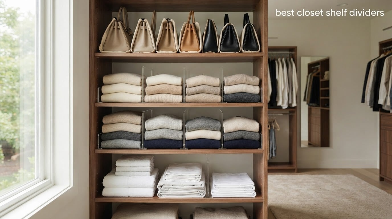 best closet shelf dividers