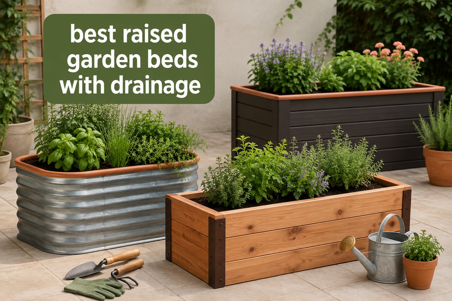 best raised garden beds with drainage