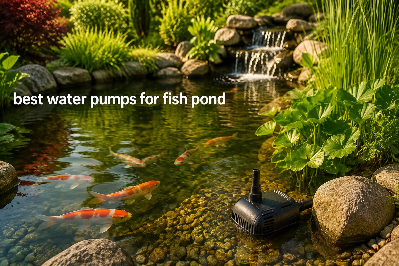 best water pumps for fish pond