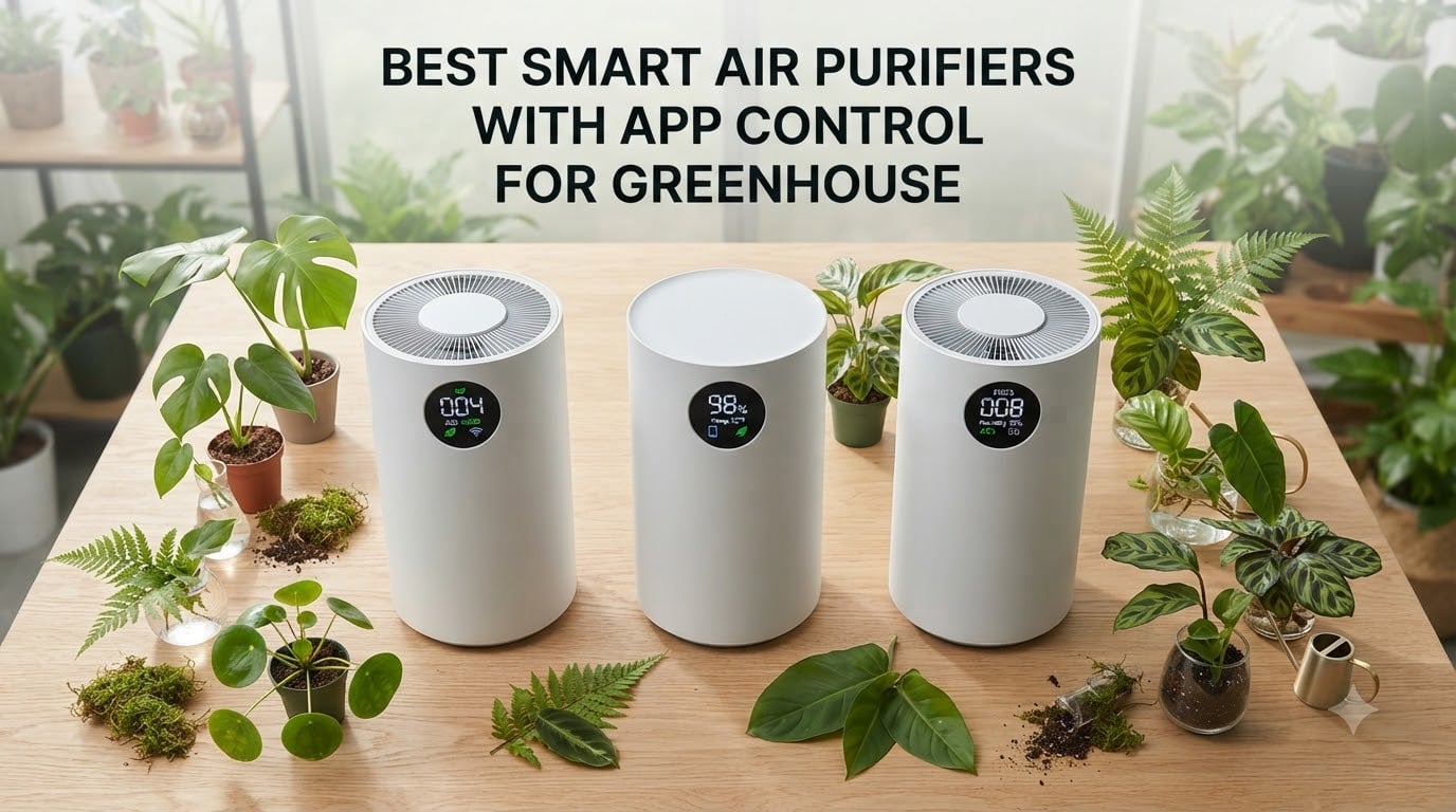 best smart air purifiers with app control for greenhouse