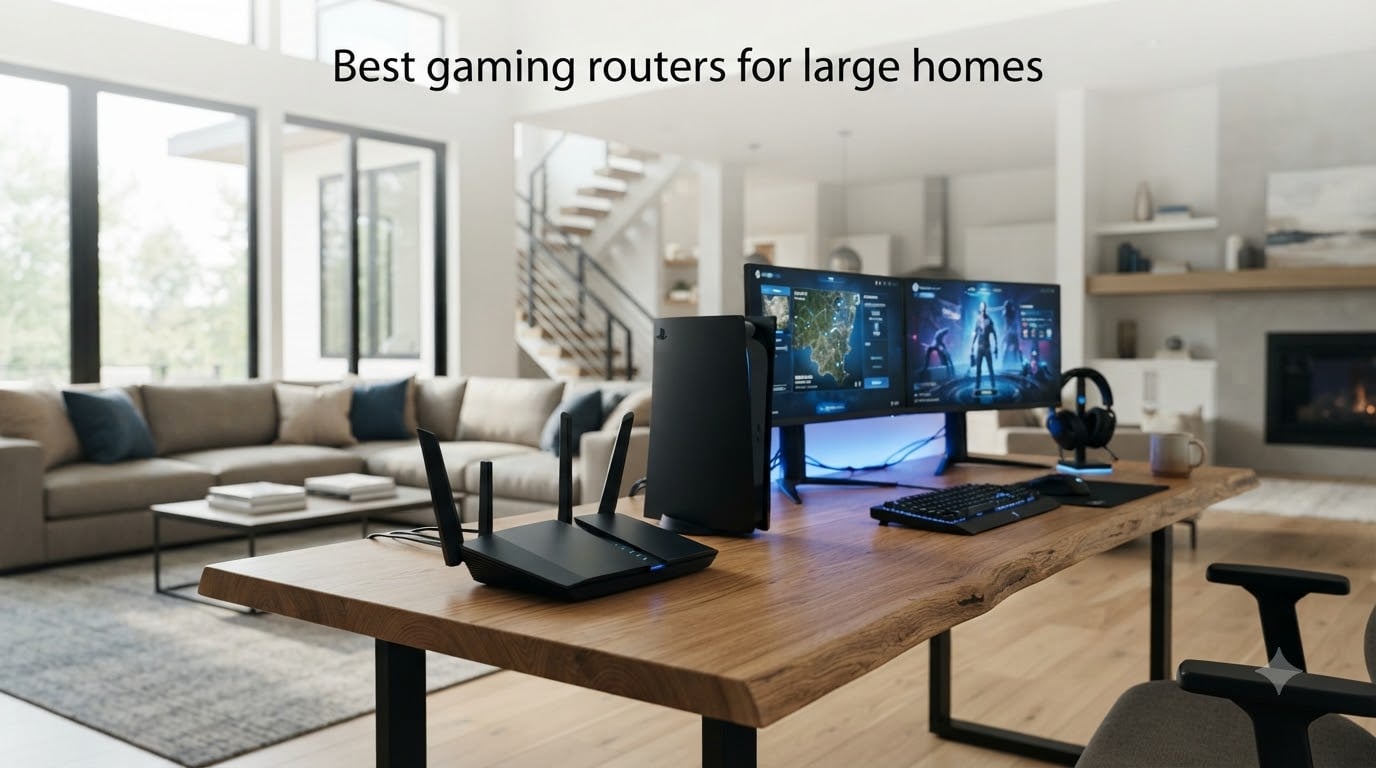 Best gaming routers for large homes