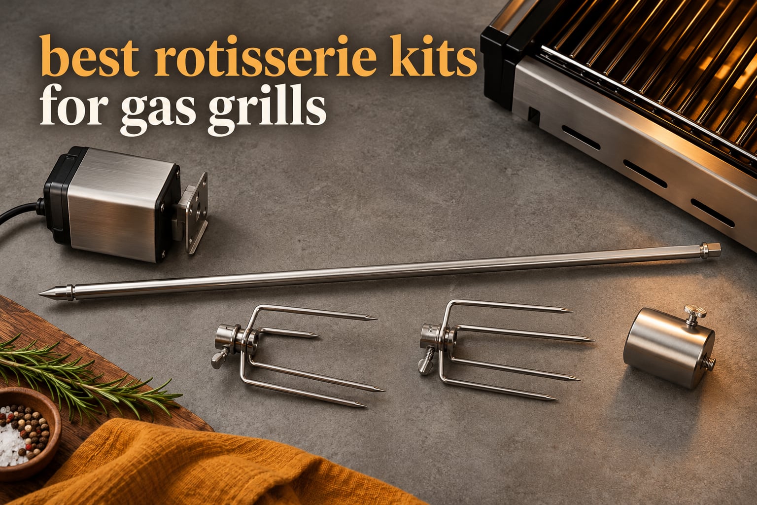 best rotisserie kits for gas grills