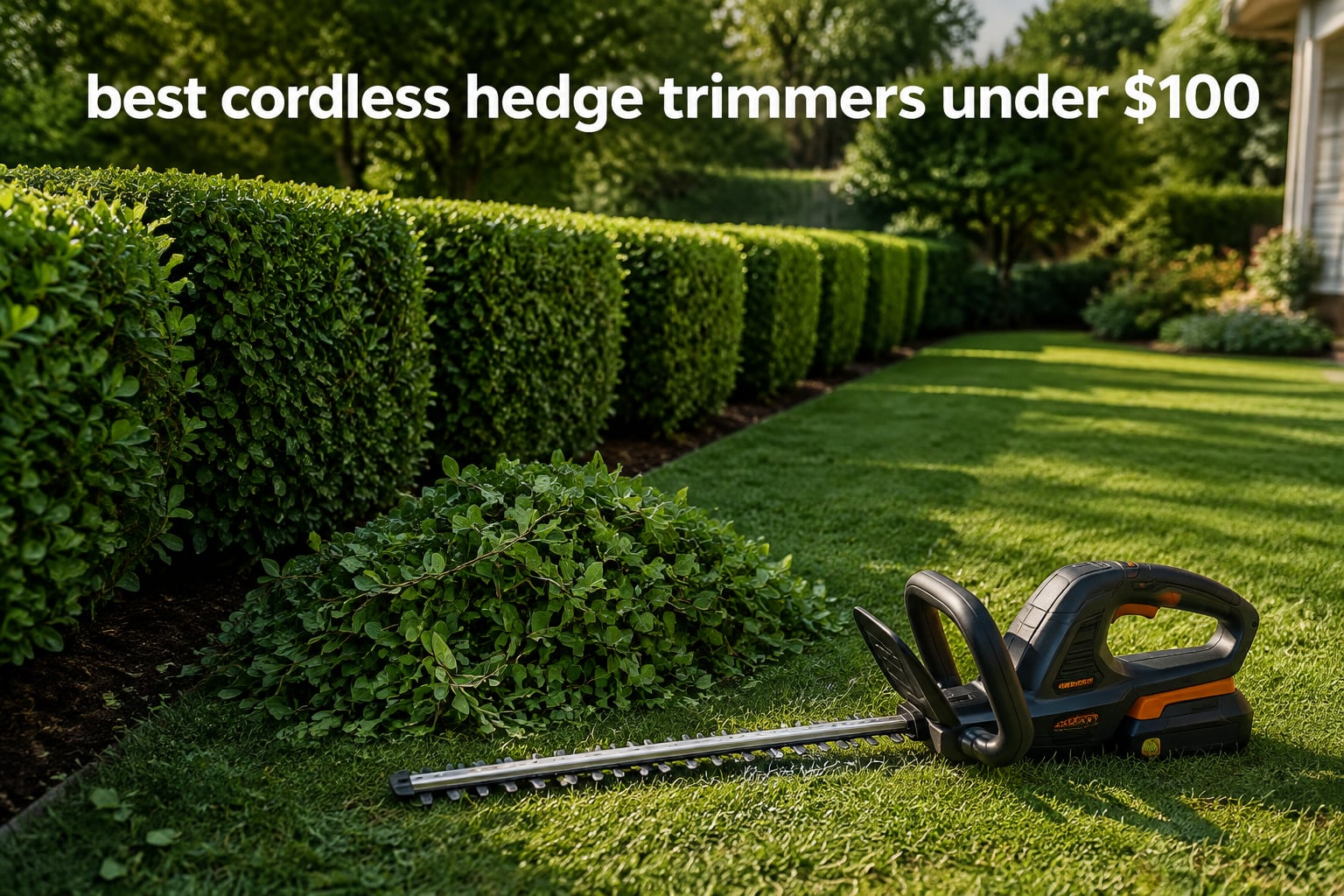 best cordless hedge trimmers under $100