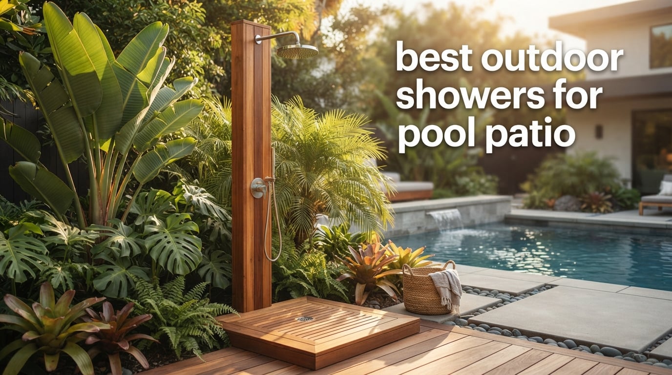 best outdoor showers for pool patio