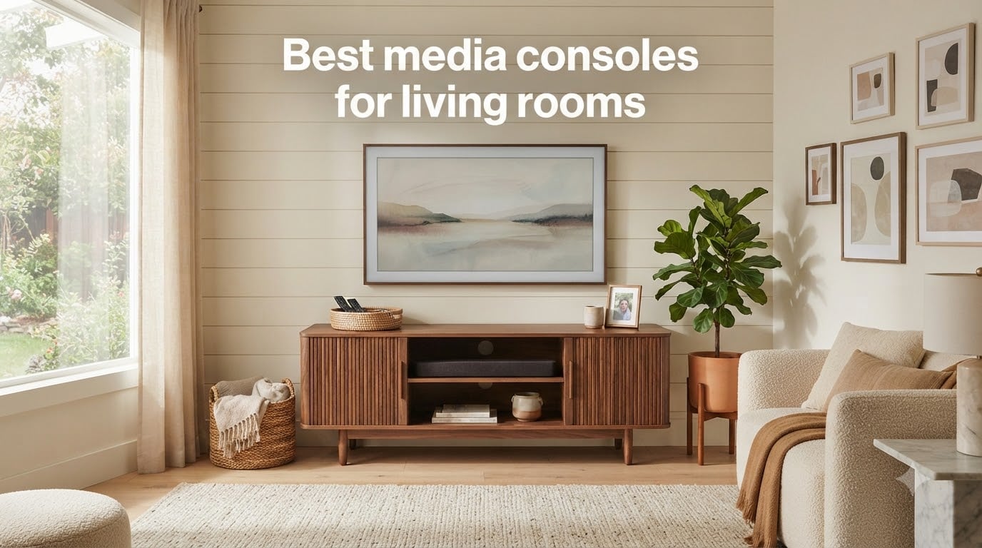 Best media consoles for living rooms