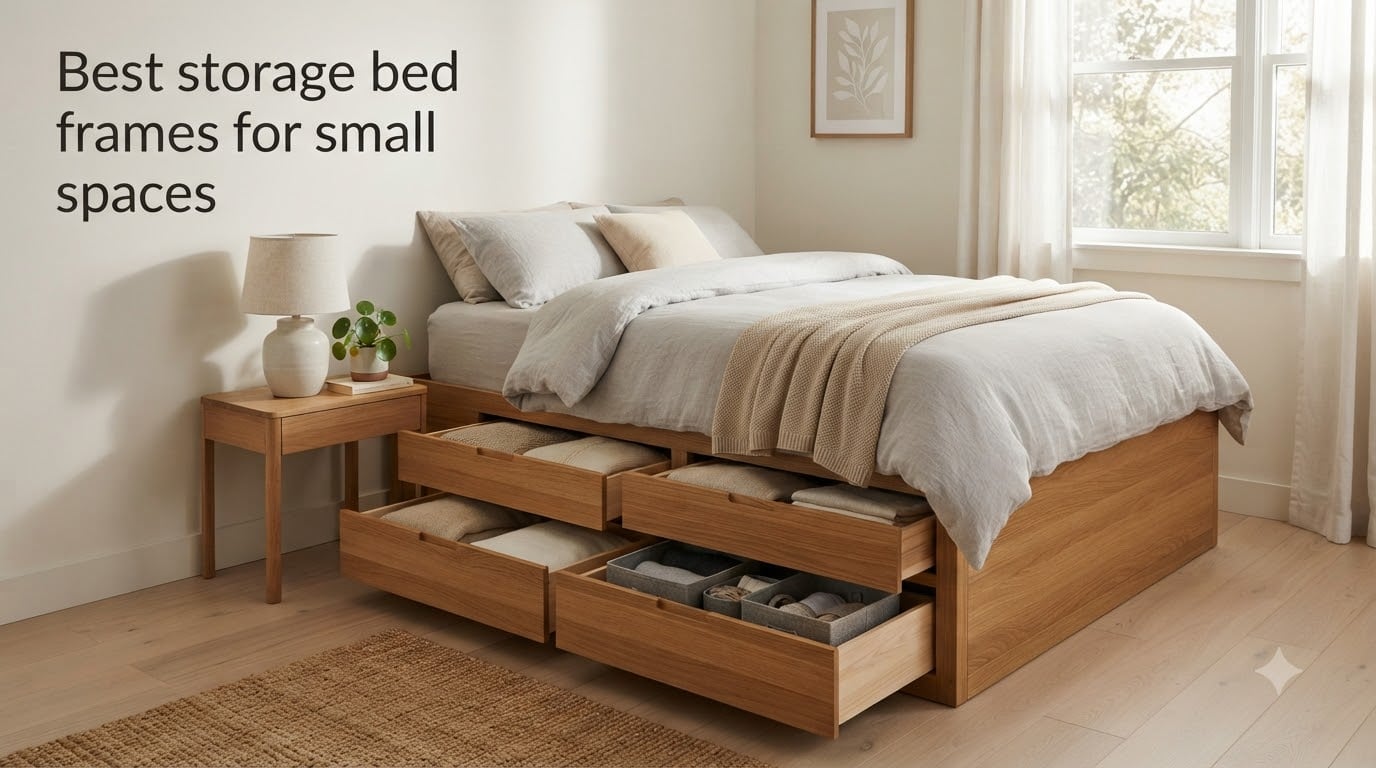 Best storage bed frames for small spaces