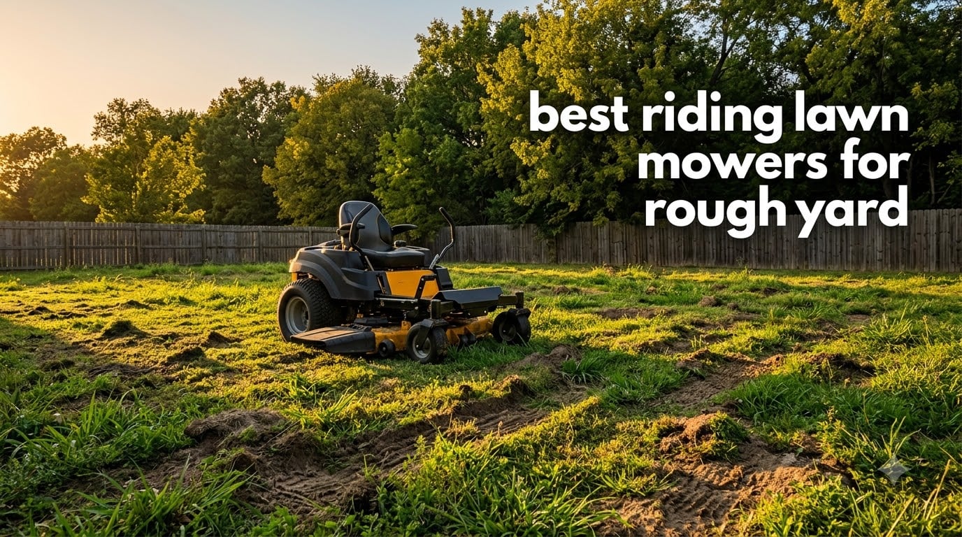best riding lawn mowers for rough yard