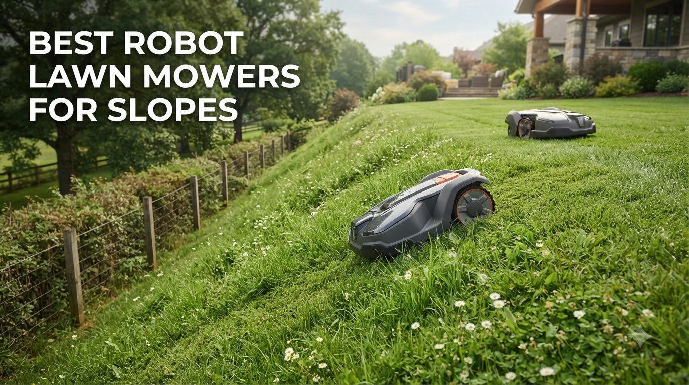 best robot lawn mowers for slopes