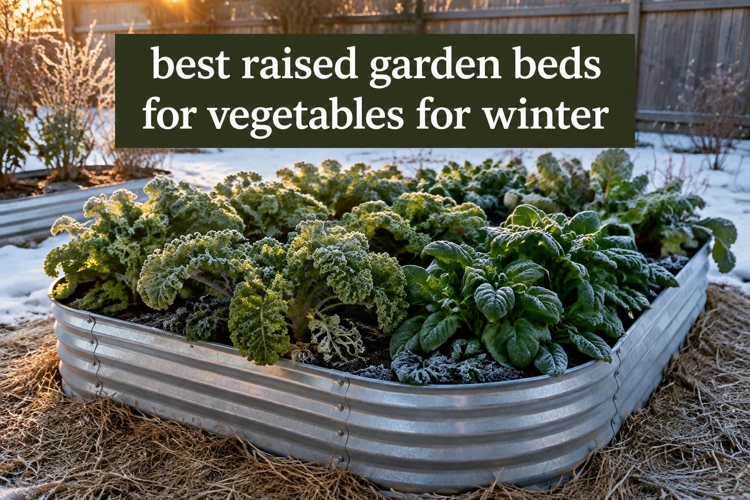 best raised garden beds for vegetables for winter