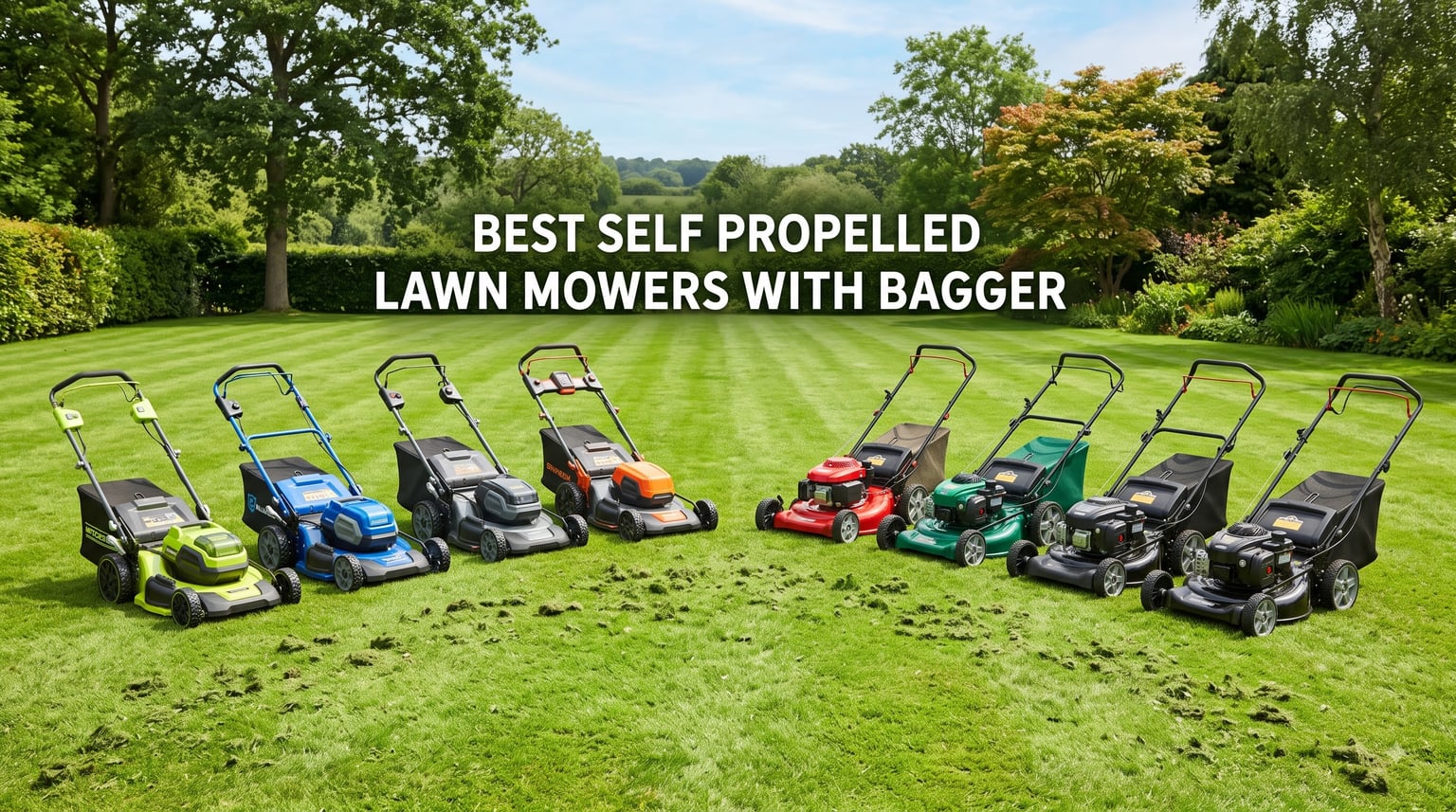 best self propelled lawn mowers with bagger