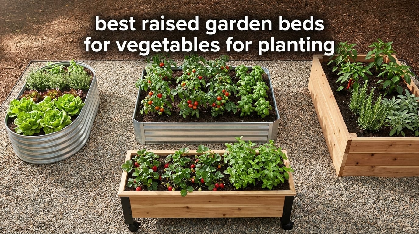 best raised garden beds for vegetables for planting